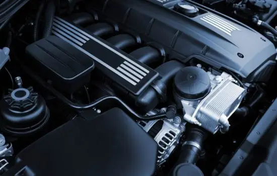 Automotive production line implementing Ultrahivac vacuum technology for component testing.