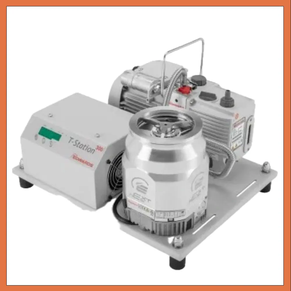Complete vacuum pumping stations for research and manufacturing
